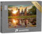puzzleYOU: Puzzle 1000 Teile „Wat Mahathat-Tempel, UNESCO-Weltkulturerbestätte in Thailand“ – aus der Puzzle-Kollektion Buddha, Menschen