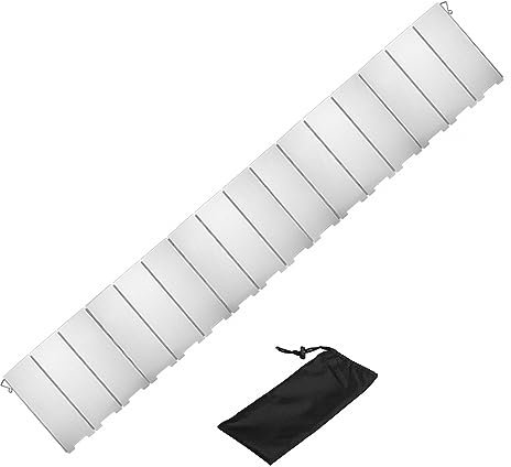 DONGKER Parabrezza Campeggio Pieghevole,16 Piatti Paravento Fornello in Alluminio per Picnic Barbecue All'Aperto