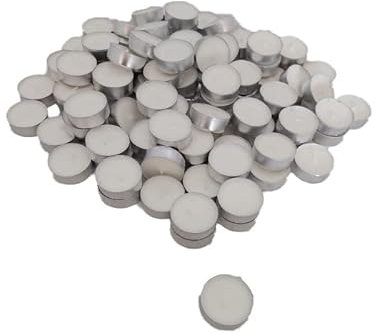 WieWin Teelichter Teelicht Stövchen Kerze weiss Brenndauer ca.4 h 100er Pack