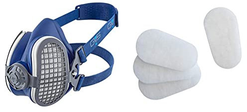 GVS SPR501 Elipse Maske mit P3 Filter gegen Staub, M/L & GVS SPM421 Elipse Aktivkohle-Vorfilter-Pads Set