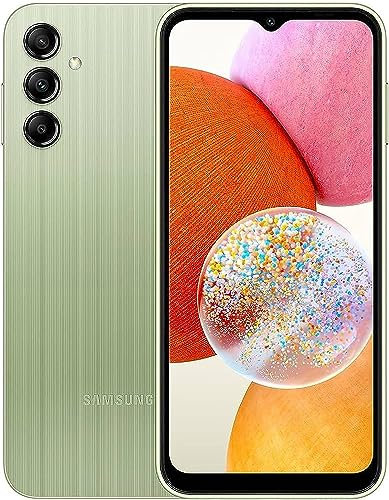 Samsung Galaxy A14 64GB Grün 5G Android Smartphone 6,6 LCD 50MP 4GB RAM MicroSD