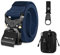 Leskyair Herren Taktischer Gürtel, Arbeitsgürtel Hochleistungsgürtel 1,5-Zoll, Militärstil Schnellverschluss Metallschnalle 38MM Breite, Geschenk mit Taktischem Molle Beutel und Wasserflaschenclip