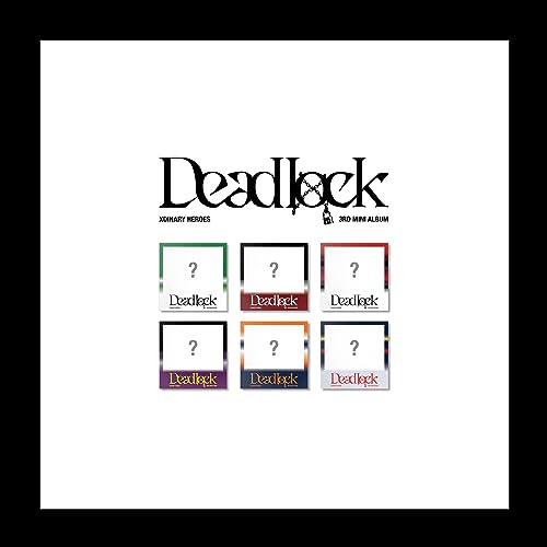 Xdinary Heroes Deadlock 3rd Mini Album CD+POB+Photobook+Photocard+Lyric poster on pack+Tracking Sealed (Compact 6 Version SET)