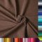 Jersey Stoff Uni - Hochwertiger Baumwolljersey - Meterware, 220g/m², Öko-Tex Standard 100 - Jerseystoffe ab 25 cm Länge Farbe Braun
