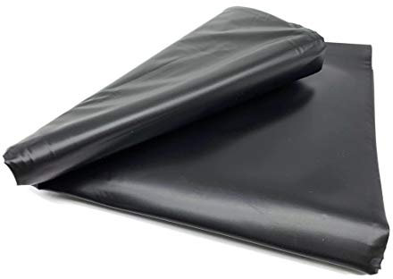 Exoda Sexlaken wasserdicht schwarz 180x260 cm kein Latex waschmaschinenfest bis 95° 99 Prozent Vinyl reißfest optimal für Wachs Öl und vielseitige Spiele im Innenbereich geeignet