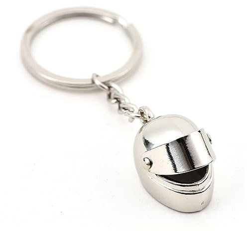 AUTOZOCO Porte-clés casque de moto métal motard métal motard protection tête sport moto