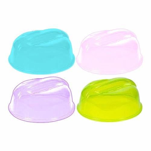 AHAD Microwave Plate Cover Heavy Duty Food Cover Plastic Splatter Guard Lid Dishwasher Safe Food Ventilated Cover For Dishes Plates Cooking Kitchen Accessories Assorted Colours 24cm X 10cm (1Pc)