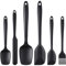 6Pcs Silicone Spatulas Set, High Heat Resistant Cooking Spatula Non-Stick Rubber Spatulas Set, Food Grade Baking Spatulas Kitchen Utensils for Baking, Cooking and Mixing