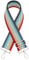 1 Stück Modischer Bunt Verstellbar Schultergurt für Taschen Damen Herren,5cm Breit Taschengurt,Längenverstellbarer 75-130cm Schulterriemen,DIY Zubehör für Tasche,Silberne Schnalle,Regenbogenfarben
