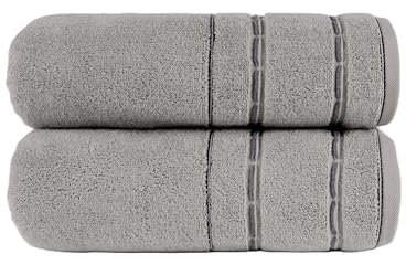 Premium Towels Freya. handtücher 70x140 I Duschtuch 70x140 (Grau). Qualität 550 gr/m2. Handtücher Set & Badetücher Set. Handtuch & Badetuch. Badetücher 100% Baumwolle mit Oeko-tex 100. Towel