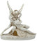Cupid & Psyche Cast Marble Statue God Eros Love & Soul Skulptur Grau Patina