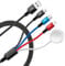 Minlu 4 in 1 Multi USB Ladekabel für Apple Watch Ladekabel, Apple Watch Ladegerät [1.2M 3.5A] iWatch & iPhone Ladekabels für Magnetic Wireless iWatch Serie 10/9/8/7/6/5/4/3/2/1/iPhone/Android