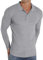 Sailwind Polo Shirts for Men Long Sleeve Tshirts Slim Fit Casual Shirts Classic Stretch Tops Golf Tee (Grey, M)