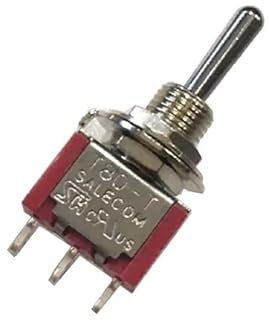 5PCS SH T8014B Standard Lever 3Pin One Side Momentary ON-OFF-MOM SPDT Toggle Switch