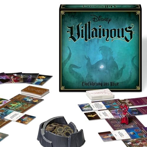 Ravensburger 22687 - Disney Villainous - Einführung ins Böse - Vereinfachte Variante des Klassikers für 2-4 Spieler ab 10 Jahren