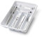 Tradineur - Cubertero para la cocina - Fabricado en Plástico -Recipiente para ordenación y almacenamiento de cubertería - 7 x 30 x 40 - Color Blanco