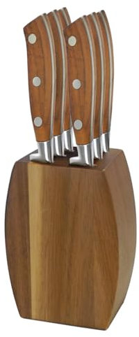 Sabatier Trompette Ryokan - Bloc 6 couteaux steak