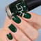 Green Glitter Nail Polish, Glitter Green Nail Polish Quick Dry Long Lasting Emerald Green Nail Varnish Water Based Green Nail Gel Polish Breathable Glitter Nail Varnish At Home & Salon Manicure