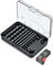 B2C Battery Organiser Storage Case Bag Box Holder Universal AA AAA C D 9V With or Without Tester 2 Options Wall Mounting Transparent Cover (85 slots + tester)