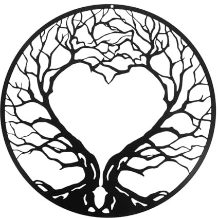 Toddmomy Metallbaum Wanddeko Handgefertigte Wandkunst Für Garten Und Schlafzimmer Wanddekoration Für Natürliches