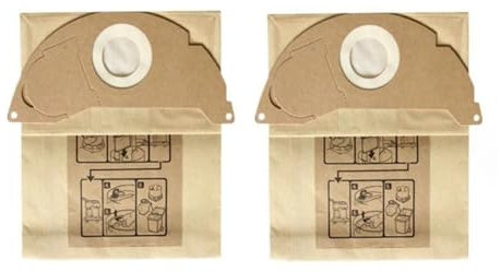 Sacs À Poussière, Compatibles Avec Les Aspirateurs Robots Karcher, WD2250 A2004 A2054 MV2 WD2, Sacs Poubelle En Papier, Accessoires De Remplacement(10PCS)