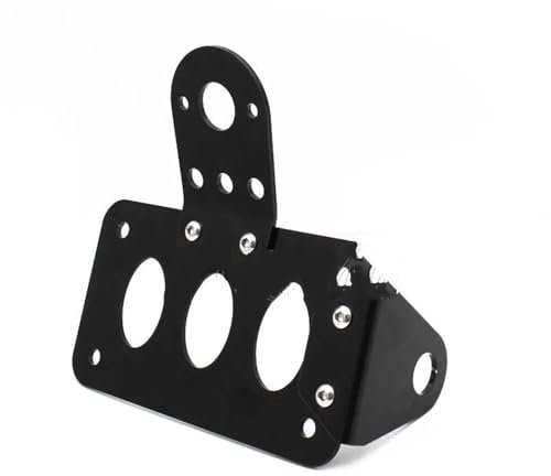 Kennzeichenhalter Motorrad-Seitenmontage-Kennzeichenhalterung Passend für Harley Sportster S Passend für Bobber Chopper Rücklicht Nummernschild Rahmen(Bracket)