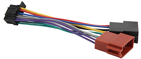 TOPINCN Radio Stereo Harness Adapter ISO Wiring Harness Connector Replacement ABS Material for Sony New