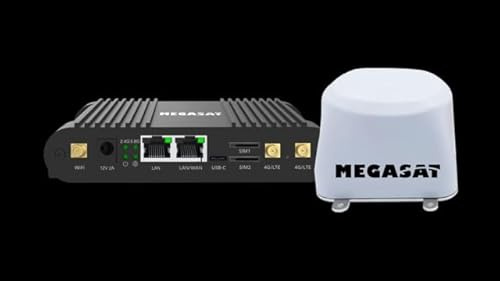 Megasat Camper Connected 5G Ready LTE/5G + WLAN Router System Dual Band 2.4/5.8GHz Tecnologia MIMO per camper e camper con antenna esterna