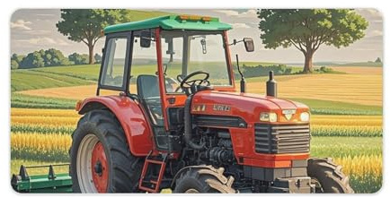Schreibtischunterlage mit Traktor-Motiv, groß, wasserdicht, rutschfeste Gummiunterseite, multifunktionale Maus, Tastatur, Gaming-Pad, große Computermatte für Home Office