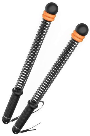 Set di corde da allenamento wireless da 2 pezzi | Corda da battaglia compatta, antiscivolo e anti-groviglio con ammortizzazione per cardio