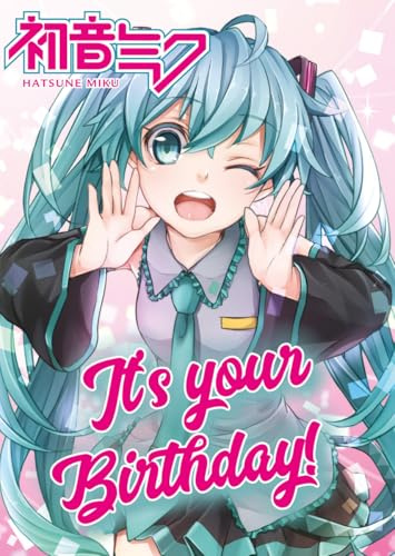 Hatsune Miku Geburtstagskarte, Anime-Charakter-Grußkarte