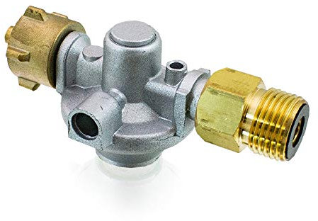 Bituxx Gas Mitteldruckregeler Druckminderer Regler Druckregler 4 Bar inklusive Adapter