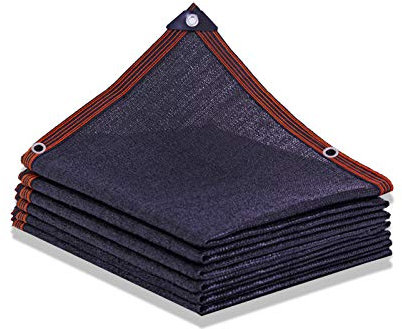 KDDEON Filet D?Ombrage du Cryptage À 20 Broches,Filet de Protection Solaire Anti-Âge Résistant À 96%,Shade Net de Refroidissement de Toit de Serre de Cour de Maison de Carport (3x4m/9.8x13ft)