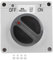 Interruptor a Prueba de Agua IP66 250V 2 Posiciones Interruptor Selector Giratorio Enchufe de Interruptor de Encendido y Apagado a Prueba de Polvo para Uso en Exteriores(2P20A)