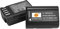 DSTE 2PCS DMW-BLK22 Rechargerable Li-ion Battery Compatible with Panasonic Lumix S5 DC-S5K DC-S5GK Camera