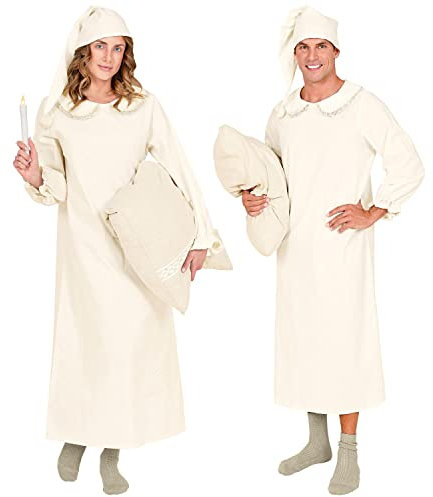 W WIDMANN MILANO Party Fashion - Kostüm Nachthemd, Schlafwandler, Pyjama, Schlafanzug