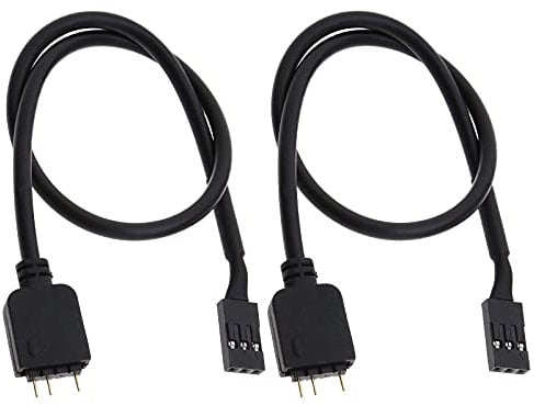 Create idea Verbindungskabel Adapter RGB-Kabel, Motherboard 5V 3-polig VDG zu normalem 3-polig, 50 cm