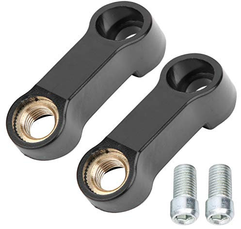 Motorrad Spiegel Adapter, Yosoo 2 Stück 0.4in M10 Motorrad Spiegel Riser Spacer Verlängerung Adapter Universal Zubehör für Motorrad Spiegel Adapter Lenker Spiegel Riser Lenker Spiegel Extender M10 Spi