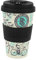IDRINK®- RPET-Kaffeebecher mit Silikonverschluss zum Öffnen, leicht zu tragen 435 ml Becher zum Mitnehmen aus recyceltem Kunststoff 8,7 x 8,7 x 15 cm 435 ml (BIKE)