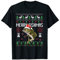 Merry Fishmas Hässlicher Weihnachtspullover Lustiger Angler Angeln T-Shirt