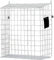 HoitoDeals White Front Door Cage Post Large Letterbox Mail Letter Boxes For Basket Dog Guard Catcher (1Pcs)