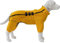 Warmer Hundemantel, doppellagige Hundeweste, Vier Beine bedeckt, Winddicht, wasserdicht, reflektierende warme Hundeweste, Outdoor-Schlittschuhkostüm für kleine, mittlere und große Hunde. Yellow 4XL