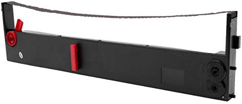 vhbw Farbband Schriftband kompatibel mit Tally Genicom T2365, T2380, T2810, T2820 Nadeldrucker, Bondrucker - Schwarz