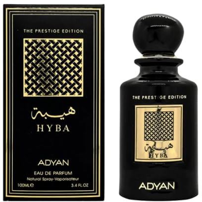 Hyba Eau de Parfum für Damen, 100 ml, exquisiter Zitronenduft, Blumenduft mit Orchidee, Sandalholz und Vanilla-Basis, Duftnoten Romantik und Alluring