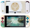 Switch Coque Protection, Rigide Accessoires Etui pour Switch Console, Dockable (Blanc)