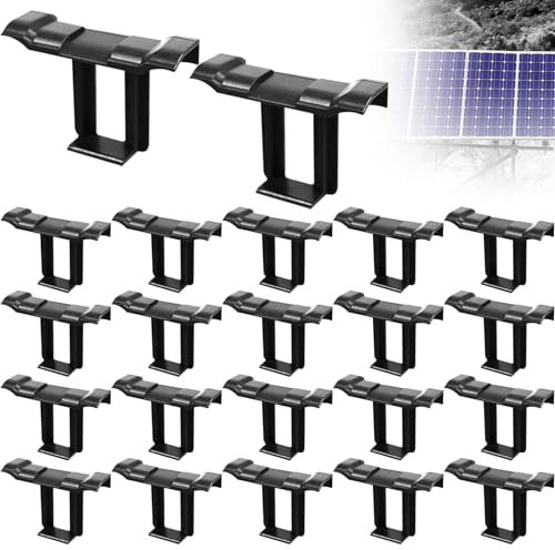 Solarpanel Wasserablauf Clips Schlammentfernungsclip 22 Stück PV Modul Reinigungsclips 30mm für Wasserablauf PV Solarpanelen Solarmodul