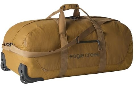Eagle Creek No Matter What Reisetasche mit Rollen, 110L Volumen, Duffel Bag, Wasserabweisend, Robust, Safari Brown