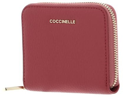 Coccinelle Metallic Soft Leather Zip Around Wallet Pot
