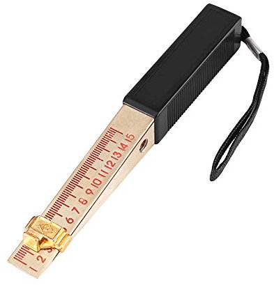 Door Gap Measuring Tool, 1-15mm Engineering Ruler, House Engineering Inspection Flatness Measuring Tool (0.5mm)