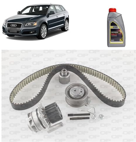 Kit distribuzione + p acqua + antigelo per Audi A3 8P 2.0 TDI gasolio 2003-2015